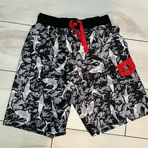 Adidas Boys Stretch Waist Drawstring Lined Swimming Board Shorts Trunks sz. L